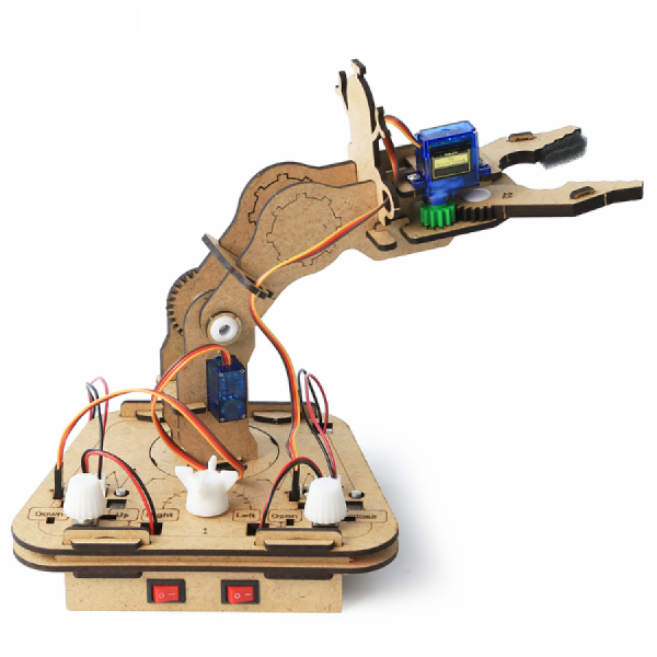 디바이스마트,오픈소스/코딩교육 > 아두이노 > 아두이노 교육용키트,네오3D솔루션,[공학체험키트] 로봇 집게손 키트,로봇 집게손을 만드는 코딩교구 키트입니다.
