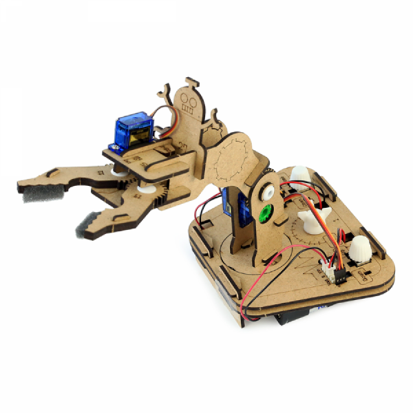 디바이스마트,오픈소스/코딩교육 > 아두이노 > 아두이노 교육용키트,네오3D솔루션,[공학체험키트] 로봇 집게손 키트,로봇 집게손을 만드는 코딩교구 키트입니다.