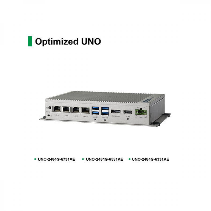 UNO-2484G-7331BES 인텔 i3 8G RAM 250G SSD 팬리스 엣지컴퓨터