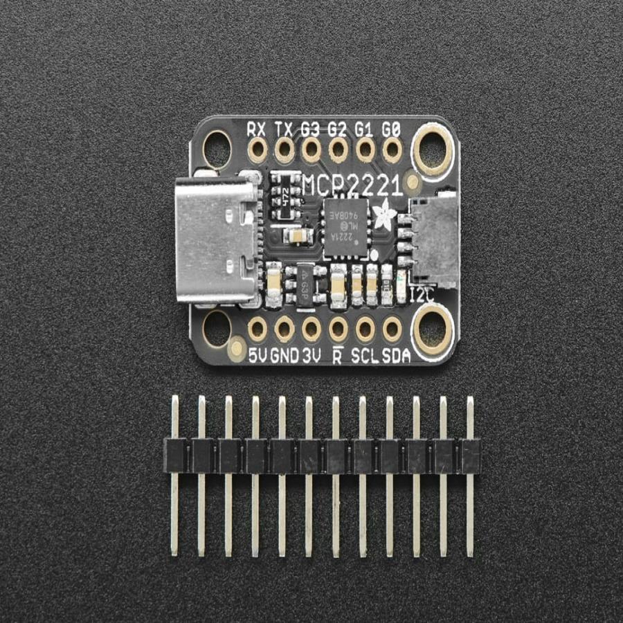 Adafruit MCP2221A Breakout - General Purpose USB to GPIO ADC I2C [ada-4471]