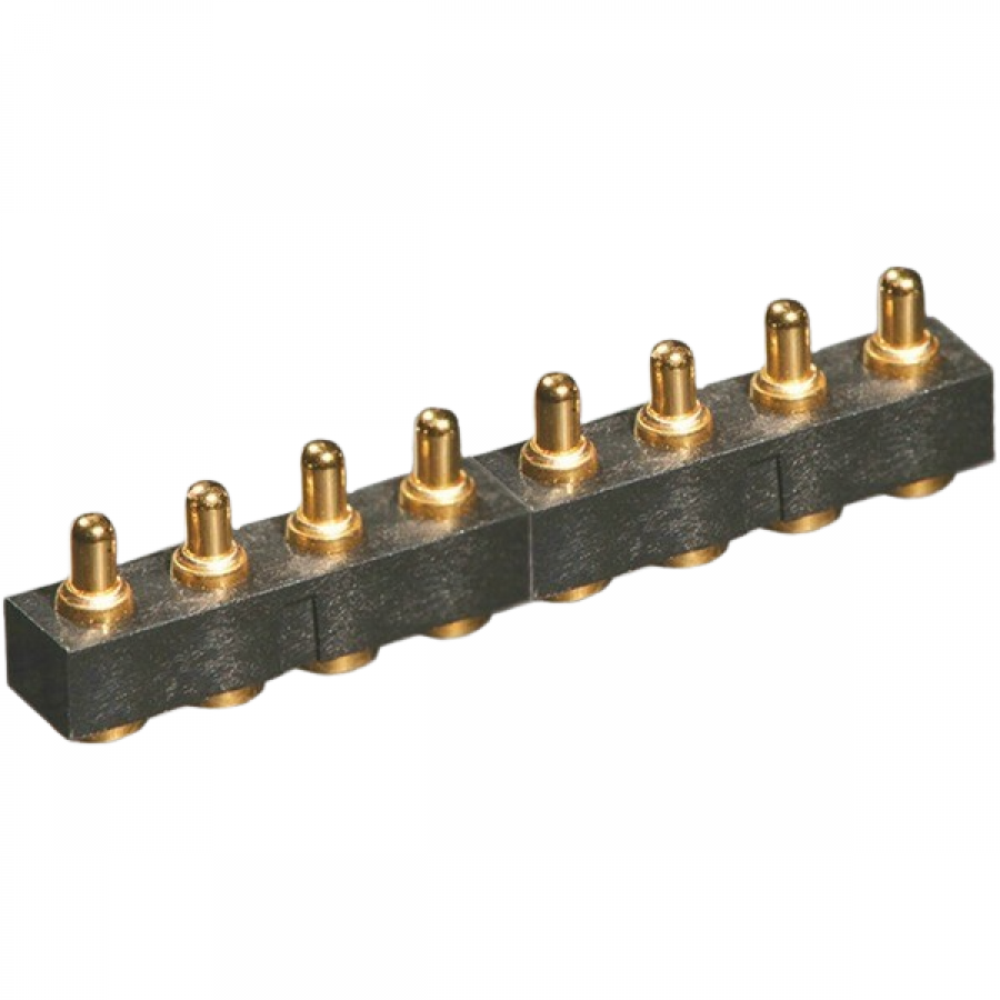 포고 핀 커넥터 8핀 1x8 SMD (수) [PGOC-25]