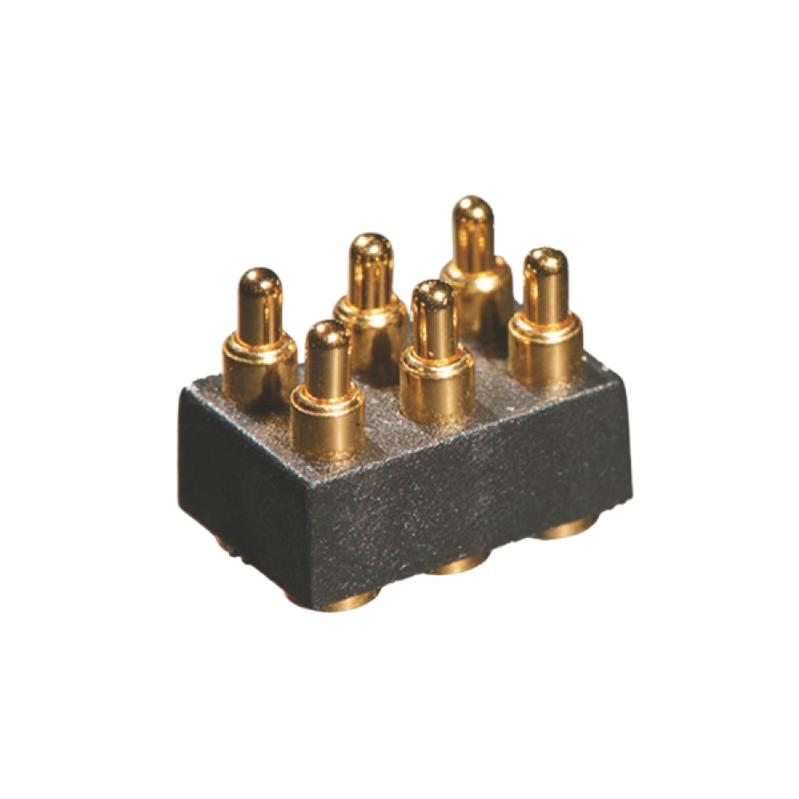 포고 핀 커넥터 6핀 2x3 SMD (수) [PGOC-41]