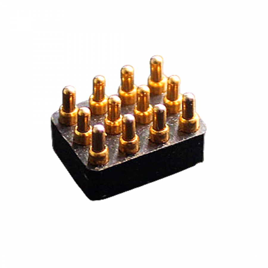 포고 핀 커넥터 12핀 3x4 SMD (수) [PGOC-69]