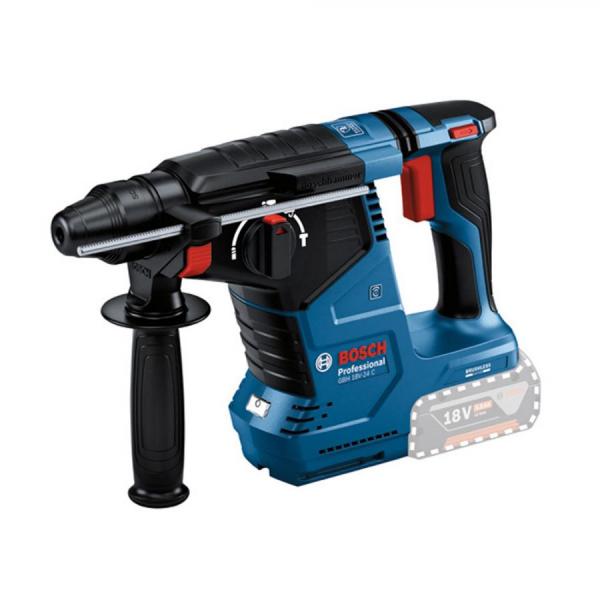 디바이스마트,수공구/전자공구/전동공구 > 전동/엔진공구 > 충전공구 > 충전드릴/햄머드릴,보쉬 BOSCH,보쉬 충전 해머드릴 GBH 18V-24 C 베어툴,정격에너지 2.4J / 타격률 0-4350 1/min / 무부하속도 0-980 rpm / 최대드릴링직경 24mm(콘크리트) / 중량 2.9Kg 본체만