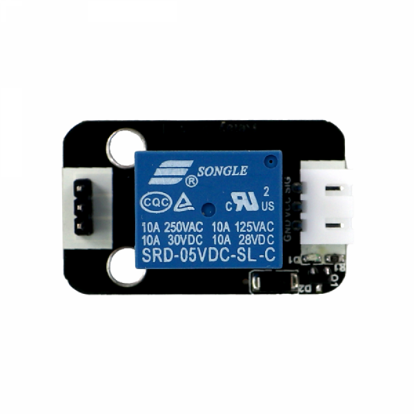 디바이스마트,오픈소스/코딩교육 > 아두이노 > 아두이노 스위치/릴레이모듈,에듀이노,[1채널 릴레이 모듈 Grove Type] 아두이노,1채널 릴레이 모듈 / 동작 전압 : 5V / 최대 전류 : 10A / 가로 : 40mm, 세로 : 25mm, 높이 : 18mm