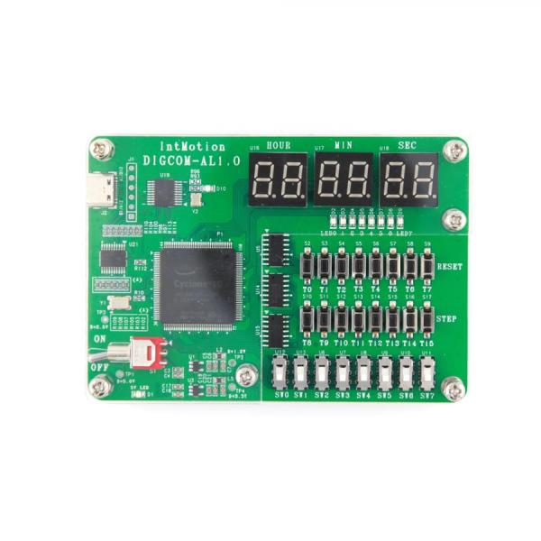 디바이스마트,MCU보드/전자키트 > 프로세서/개발보드 > FPGA,인트모션,DIGCOM-AL1.0 (FPGA 실습 키트, Intel Cyclone10),Altera Quartus Prime을 이용하여 Verilog 및 VHDL에 의한 디지털 논리회로 설계