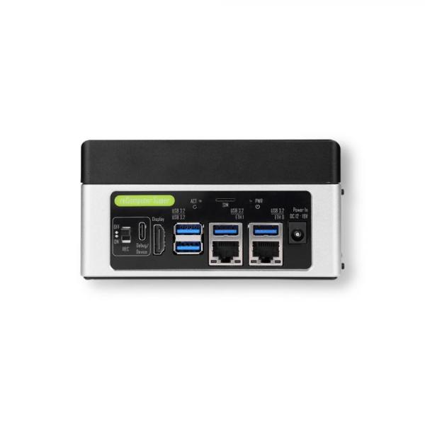 디바이스마트,MCU보드/전자키트 > 인공지능/임베디드/산업용 > 인공지능/머신러닝 > 인공지능 개발보드/모듈/키트,Seeedstudio,reComputer Super J3010 - Advanced Edge AI Computer with NVIDIA Jetson Orin Nano 4GB [114110311],NVIDIA Jetson Orin Nano 4GB 플랫폼 기반의 지능형 엣지 AI 시스템 /  최대 34 TOPS (슈퍼모드) / 작동 온도 범위 : -20°C - 65°C / JetPack 6.2 및 128GB NVMe SSD 포함 / 빠른 개발 및 생산을 위해 설계된 시스템 / 와이파이, 블루투스, LTE 및 이더넷 지원 / 비디오 분석, 다중 모드 인식 및 로봇 공학에 적합한 솔루션