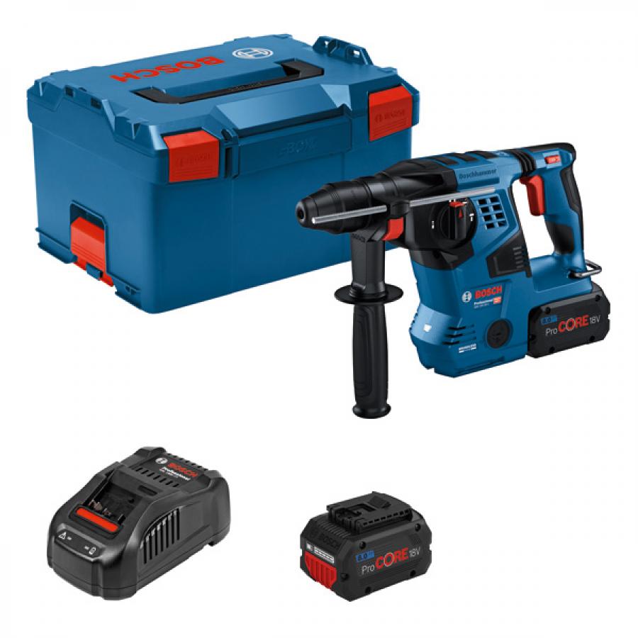 보쉬 충전 해머드릴 GBH 18V-28 C 세트 배터리2개