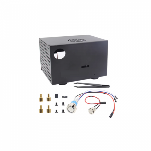 디바이스마트,MCU보드/전자키트 > 인공지능/임베디드/산업용 > 인공지능/머신러닝 > 인공지능 확장보드/액세서리,SMG,Jetson Nano NVMe M.2 SSD 확장 보드 T100용 메탈 케이스 [JSON-T100],NVIDIA 엔디비아 젯슨 나노 확장 케이스 / 전원 스위치 및 리셋 버튼 탑재, 원클릭으로 간편하게 전원 제어 가능 / 사이즈 104mm × 84mm × 65mm