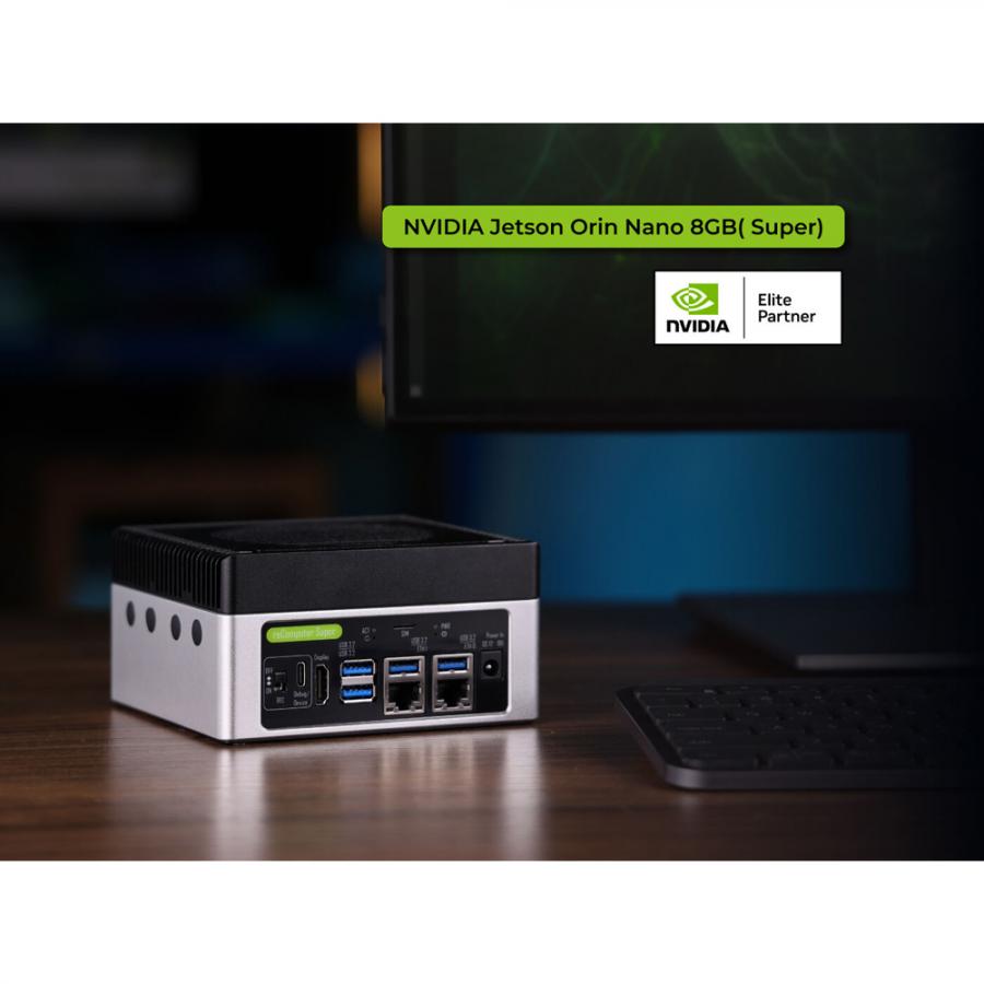 reComputer Super J3011 - Advanced Edge AI Computer with NVIDIA Jetson Orin Nano 8GB [114110312]