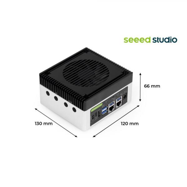 디바이스마트,MCU보드/전자키트 > 인공지능/임베디드/산업용 > 인공지능/머신러닝 > 인공지능 개발보드/모듈/키트,Seeedstudio,reComputer Super J3010 - Advanced Edge AI Computer with NVIDIA Jetson Orin Nano 4GB [114110311],NVIDIA Jetson Orin Nano 4GB 플랫폼 기반의 지능형 엣지 AI 시스템 /  최대 34 TOPS (슈퍼모드) / 작동 온도 범위 : -20°C - 65°C / JetPack 6.2 및 128GB NVMe SSD 포함 / 빠른 개발 및 생산을 위해 설계된 시스템 / 와이파이, 블루투스, LTE 및 이더넷 지원 / 비디오 분석, 다중 모드 인식 및 로봇 공학에 적합한 솔루션