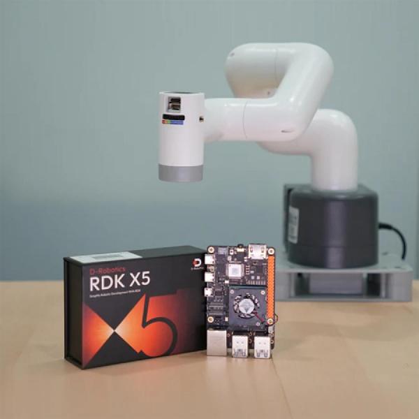 디바이스마트,오픈소스/코딩교육 > 코딩교육 키트/로봇 > WLKATA/myCobot 로봇팔,Elephant Robotics,[KC인증] MyCobot 280 RDK X5 6축 협동 로봇팔 (10TOPS / RDK X5 version),RDK OS 운영 체제 기반(ROS2 지원) / D-Robotics RDK X5 로봇 개발자 키트 포함(최대 10TOPS) / LLaMA, RWKV V4 0.5B, Qwen2-0.5B, CLIP 및 기타 비전 언어 모델과 같은 Transformer 및 RWKV 기반 대규모 언어 모델(LLM)의 배포 및 효율적인 운영 지원 / 페이로드 : 250g / 최대 작업 반경 : 280mm / 전원 인터페이스(입력) : DC 12V/5A / 개발 프레임워크 : R