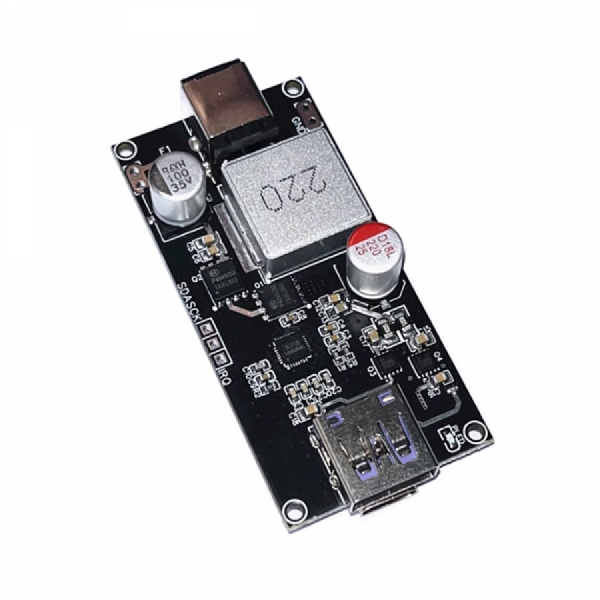 디바이스마트,MCU보드/전자키트 > 전원/신호/저장/응용 > 충전/배터리/전원,MINGWU,PD3.1 지원 고속충전 모듈 140W [SZH-MIN046],입력전압: DC 6~30V / 출력포트: USB-A·USB-C / 지원규격: PD3.1 140W·PD3.0·PPS·QC4+/SCP·AFC / 특징: 다중 고속충전 지원·출력보호회로 내장·24V 권장전원 / 크기: 68×32×18.2mm