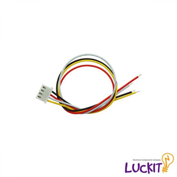 디바이스마트,케이블/전선 > 점퍼/하네스/악어/바나나 > 하네스 와이어/케이블,럭킷,XH2.54 MALE 4P 하네스와이어 20CM,XH2.54 / MALE / 4P to 4P Wires / 200mm