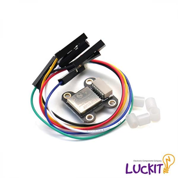 디바이스마트,MCU보드/전자키트 > 센서모듈 > 라이다/거리/초음파/라인 > 거리/근접센서,럭킷,VL6180 ToF 레이저 거리 측정 센서 모듈 TOF050F,작동 전압 : DC 3~5V / 작동 전류 : 40mA / 측정 거리 : 최대 0.5M / FOV : 25도