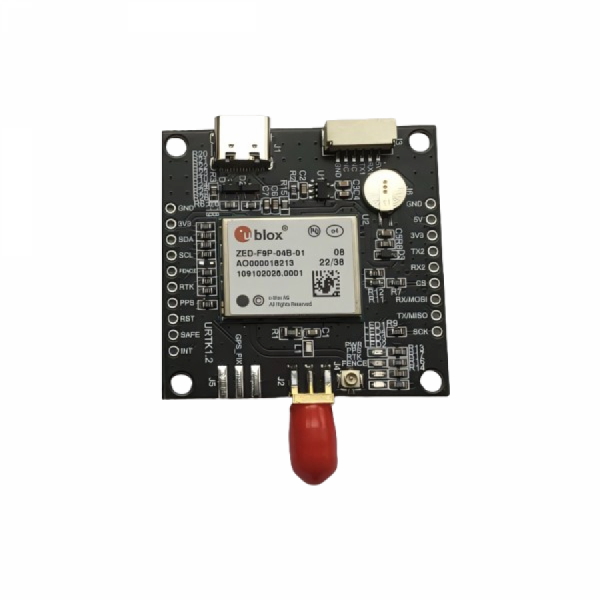 디바이스마트,MCU보드/전자키트 > 통신/네트워크 > GNSS/GPS > 정밀/고성능 GPS 모듈,SZH,u-blox ZED-F9P 04B GNSS RTK 보드 [UB-ZED03],동작전압 2.7~3.6V / 최신형 RTK GNSS 보드 / GPS·GLONASS·Galileo·BeiDou·QZSS 지원 / RTK ±1cm 정밀도 / UART·USB·I2C 통신 / SMA·U.FL 듀얼안테나