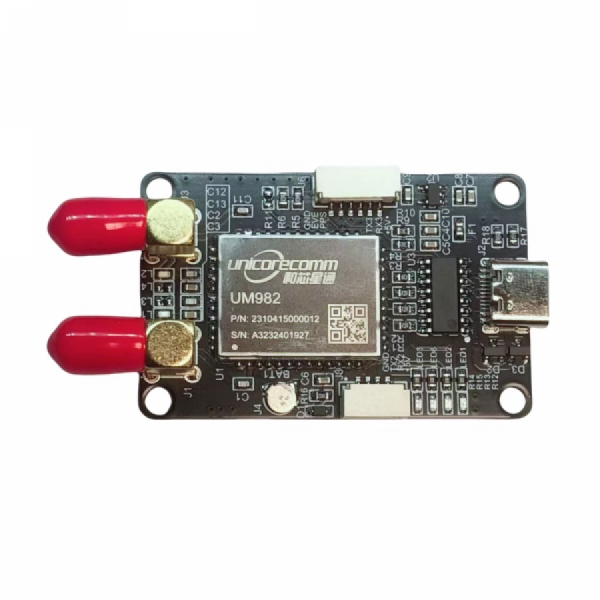 디바이스마트,MCU보드/전자키트 > 통신/네트워크 > GNSS/GPS > 정밀/고성능 GPS 모듈,SZH,Unicore UM982 듀얼 안테나 지원 RTK 보드 (USB-C Type) [UB-ZED05],동작전압 5V / GPS·GLONASS·Galileo·BeiDou·QZSS 지원 / 듀얼 안테나 RTK 정밀측위 / 방향각 및 위치 정확도 ±1cm / 콜드스타트 