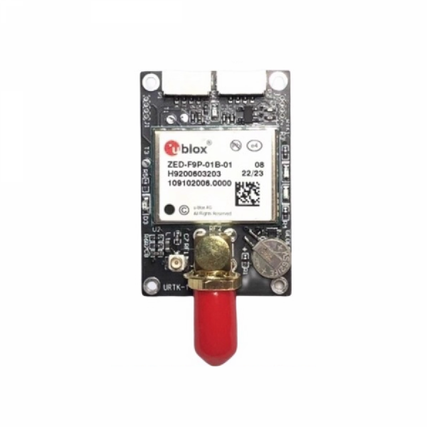 디바이스마트,MCU보드/전자키트 > 통신/네트워크 > GNSS/GPS > 정밀/고성능 GPS 모듈,SZH,u-blox ZED-F9P 01B GNSS RTK 보드 (UART) [UB-ZED12],u-blox ZED-F9P 기반 고정밀 GNSS RTK 보드 / GPS·GLONASS·Galileo·BeiDou·QZSS 지원 / 듀얼 UART 인터페이스 (J1,J2) / TTL 전압레벨 / 기본 보드레이트 38400bps / 3.3~5V 전원 입력 / 센티미터급 위치 정확도