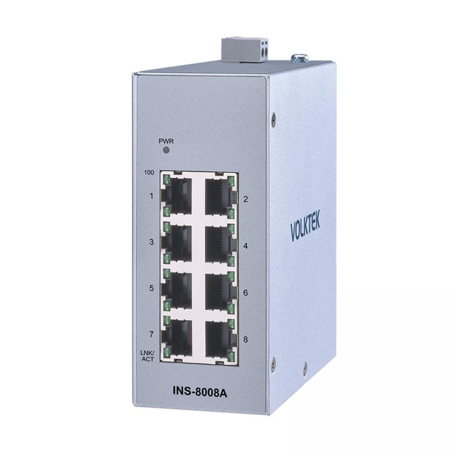 INS-8008A 산업용 스위치 허브 [8포트/100Mbps/비관리형]