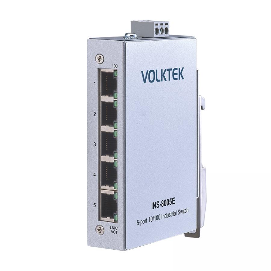 INS-8005E 산업용 스위치 허브 [5포트/100Mbps/비관리형/QoS지원]