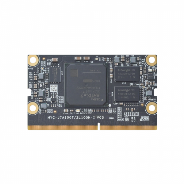 디바이스마트,MCU보드/전자키트 > 프로세서/개발보드 > FPGA,MYiR,FPGA 개발 보드 [MYC-J7A100T-32Q512D-I],Compact System-On-Module (SOM) based on the Powerful AMD/Xilinx XC7A100T FPGA (XC7A100T-2FGG484I)