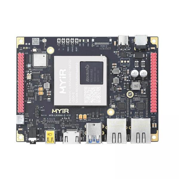 디바이스마트,MCU보드/전자키트 > 프로세서/개발보드 > ARM > 기타,MYiR,Cortex-A55 Development Board [MYC-LR3568B2-16E2D-200-E],Rockchip RK3568 Processor based on Up to 2.0GHz Quad ARM Cortex-A55 Cores