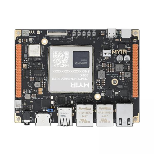 디바이스마트,MCU보드/전자키트 > 프로세서/개발보드 > ARM > Cortex-A53,MYiR,Cortex-A53 Development Board [MYC-YR3562J-16E2D-180-I],Rockchip RK3562, Quad-core CPU, 1 TOPS NPU