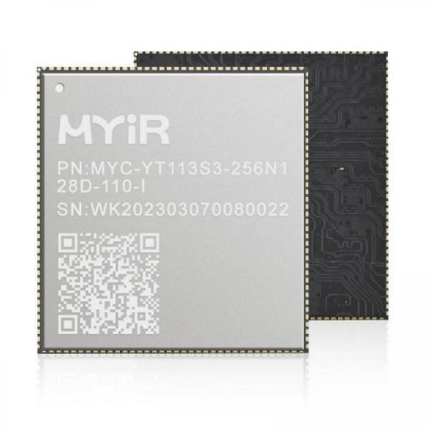 디바이스마트,MCU보드/전자키트 > 프로세서/개발보드 > ARM > Cortex-A7,MYiR,Cortex-A7 Development Board [MYD-YT113S3-256N128D-110-I-G],Up to 1.2GHz Allwinner T113-S3 Dual-core ARM Cortex-A7 MPU with 128MB DDR3 and Single-core HiFi4 DSP