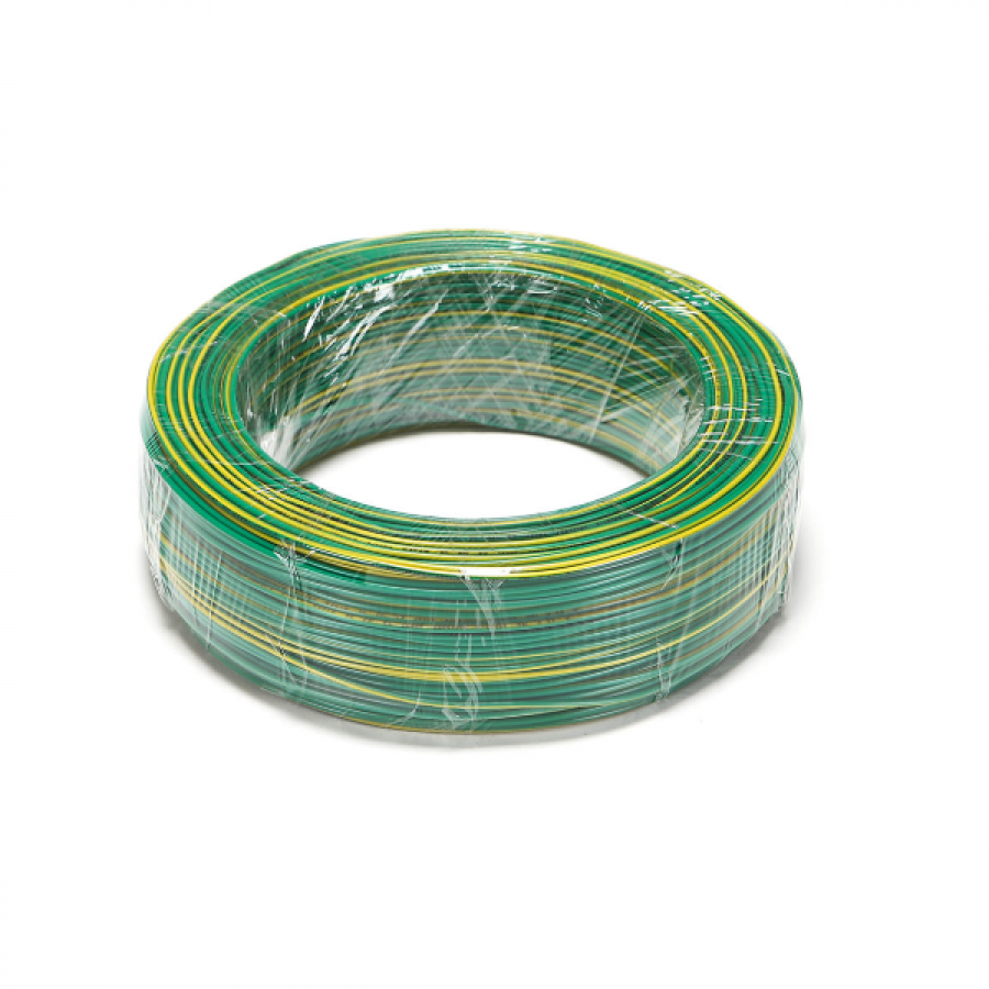 VSF (KS IEC 06) 절연전선 0.75SQ 녹색+황색 1롤 (200M)