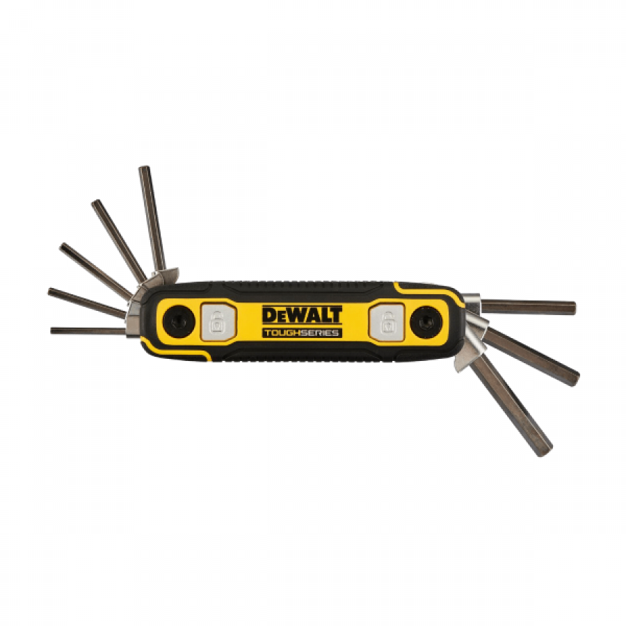 터프시리즈 접이식 육각렌치 8pcs DWHT70266 (SAE)