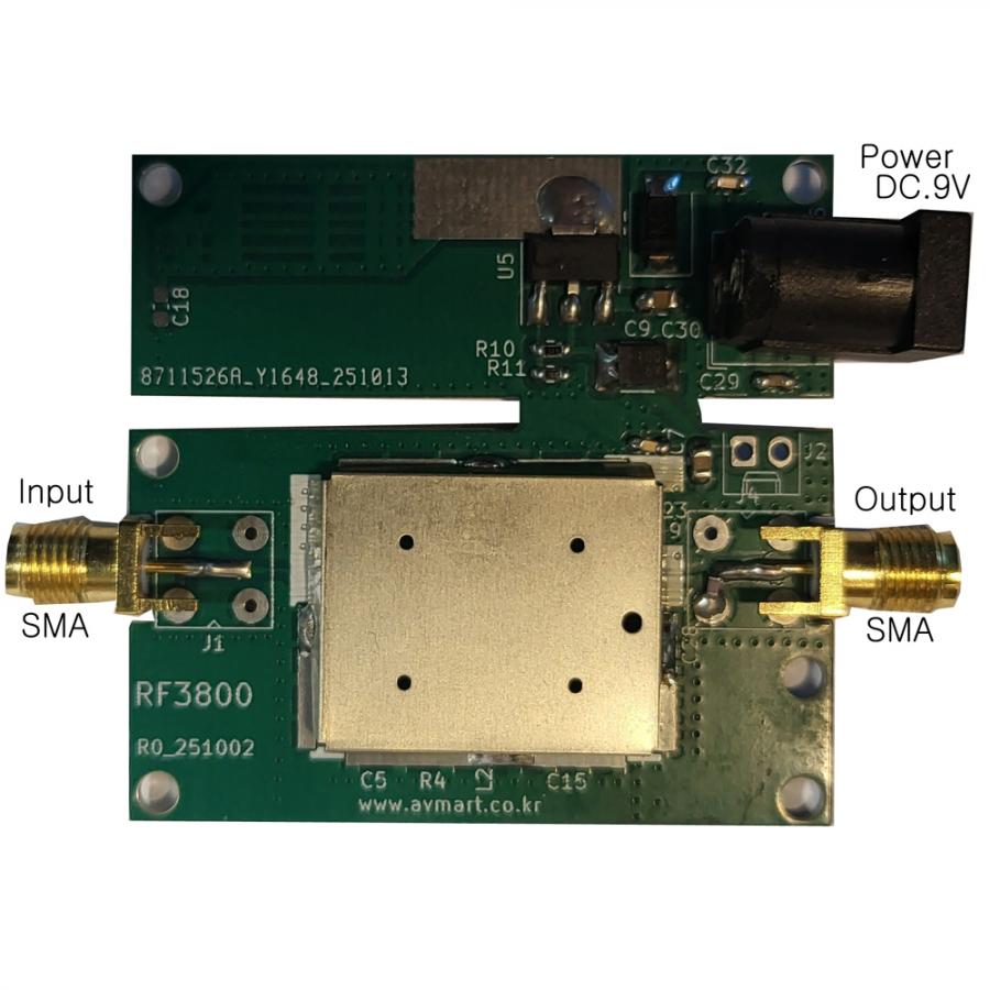 광대역 고주파증폭기 ( RF3800W )