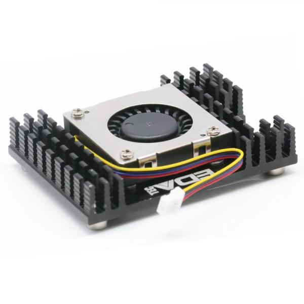 디바이스마트,오픈소스/코딩교육 > 라즈베리파이 > 아답터/방열판/OS/기타,EDA,라즈베리파이 CM5 액티브 쿨러 [ED-CM5ACOOLER],라즈베리파이 CM5 전용 알루미늄 액티브 쿨러 / PWM 온도 제어 팬 내장 / CPU 온도 최대 27℃ 감소 / 3.5~5V 전원·0.75W 소비전력 / 저소음 27.7dB / 사이즈 56.5×41×14.1mm / 무게 31g