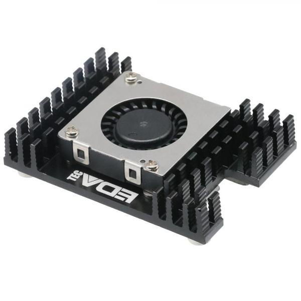 디바이스마트,오픈소스/코딩교육 > 라즈베리파이 > 아답터/방열판/OS/기타,EDA,라즈베리파이 CM5 액티브 쿨러 [ED-CM5ACOOLER],라즈베리파이 CM5 전용 알루미늄 액티브 쿨러 / PWM 온도 제어 팬 내장 / CPU 온도 최대 27℃ 감소 / 3.5~5V 전원·0.75W 소비전력 / 저소음 27.7dB / 사이즈 56.5×41×14.1mm / 무게 31g