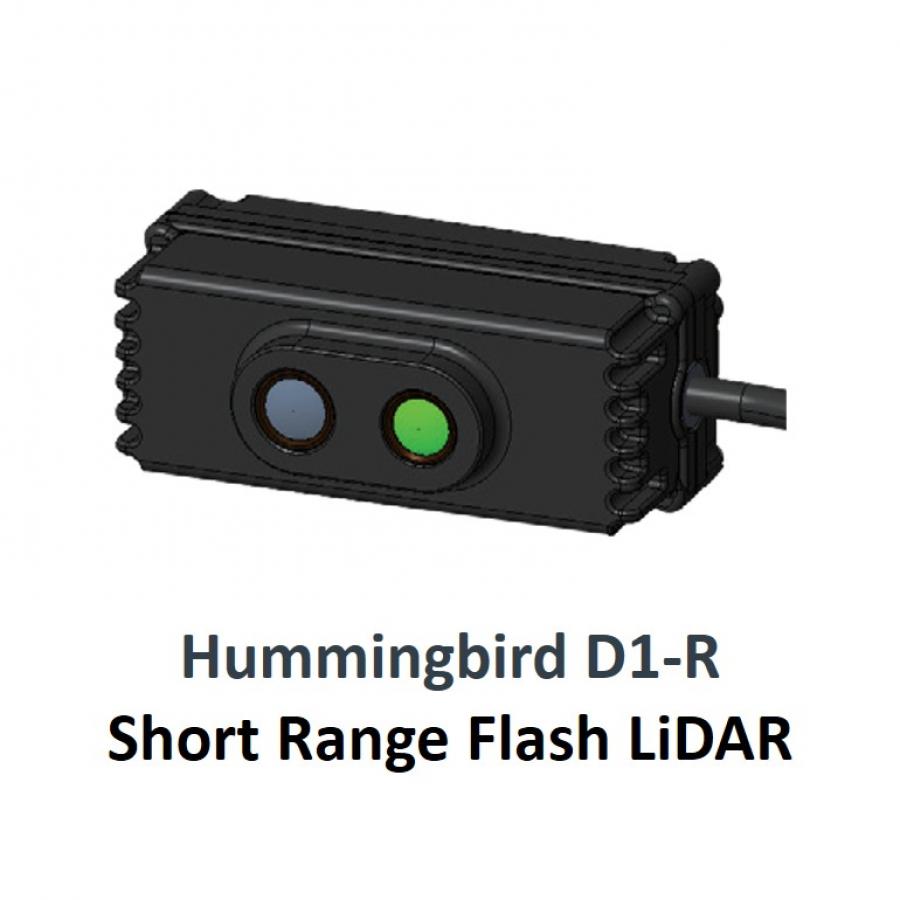 Hummingbird D1-R 로보틱스용 LiDAR (140°×100°, 50m, IP69K)