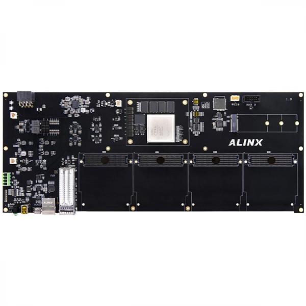 디바이스마트,MCU보드/전자키트 > 프로세서/개발보드 > FPGA,ALINX,Dev Board & Kit with AMD Zynq™ US+ MPSoC XCZU7EV [BZ10],Zynq UltraScale+ MPSoC XCZU7EV / 4GB DDR4 / 32GB eMMC / Quad FMC-HPC / 40Gbps QSFP+ / USB 3.1 / DisplayPort / PCIe M.2 / BZ10 Dev Board & Kit
