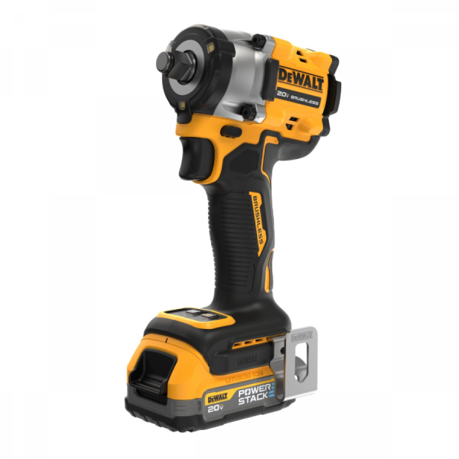 브러쉬리스 컴팩트 임팩트 렌치 12.7mm DCF921E2T 배터리2개(20V/1.7Ah)