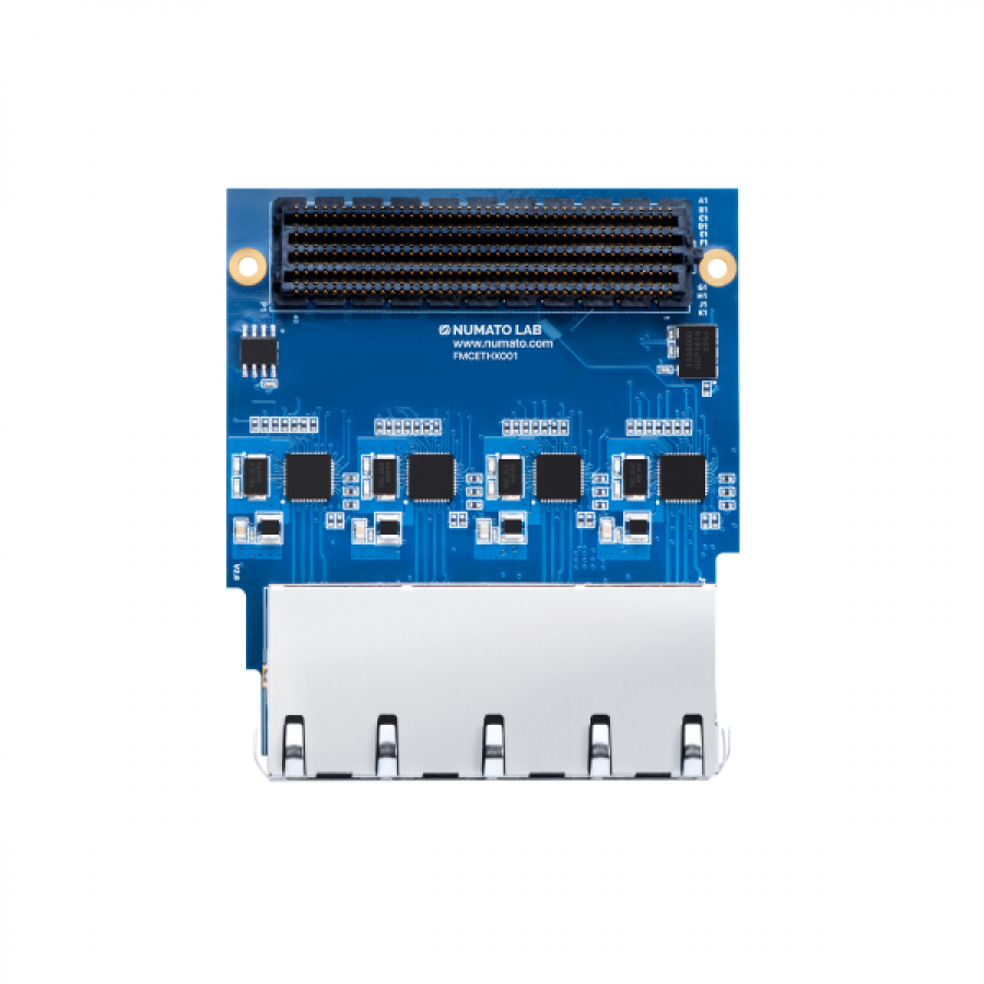 4 Port Gigabit Ethernet FMC Module [NLFMCET001]