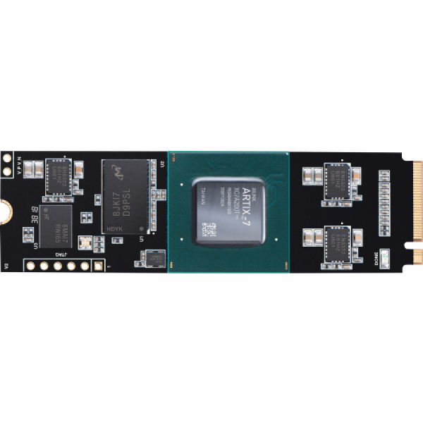 디바이스마트,MCU보드/전자키트 > 프로세서/개발보드 > FPGA,NumatoLab,Aller A7 FPGA Board with M.2 Interface [NLFX1006],Artix-7 XC7A200T FPGA 보드 / 2Gb DDR3 메모리 탑재 / M.2 M-Key 인터페이스 / 512Mb QSPI 플래시 및 TPM 내장