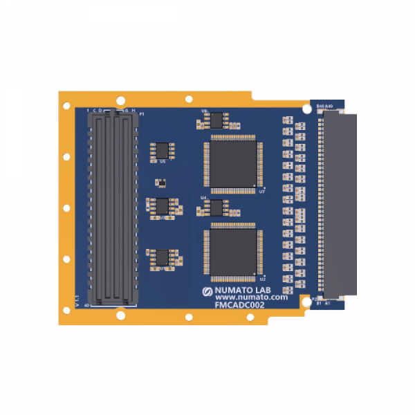 디바이스마트,MCU보드/전자키트 > 통신/네트워크 > RF/LoRa,NumatoLab,FMCADCX002: Dual AD7616 FMC ADC Expansion Module [NLFMCADC002],Dual AD7616 16채널 ADC FMC 모듈 / 최대 1Msps 다채널 동시 샘플링 / FMC LPC 인터페이스 / 외부참조·아날로그입력 단자 제공