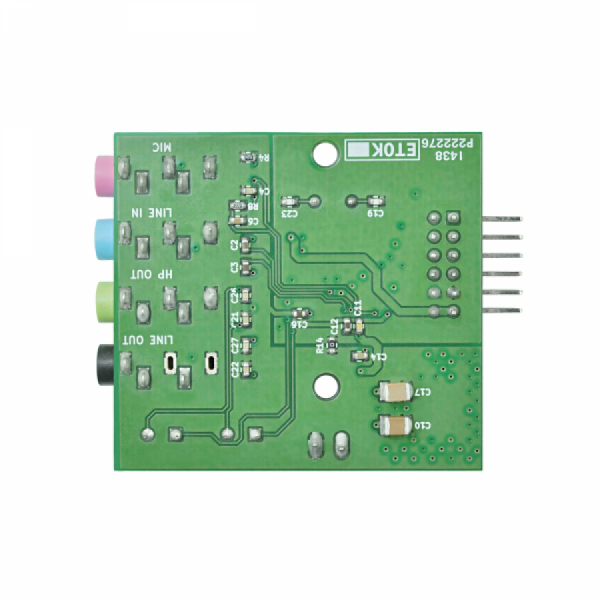 디바이스마트,MCU보드/전자키트 > 프로세서/개발보드 > FPGA,NumatoLab,LM4550 AC’97 Stereo Audio Codec Expansion Module [EXPAUD003],AC’97 스테레오 오디오 코덱 확장모듈 / AC’97 Rev2.1 호환 / 2×6핀 확장 커넥터 / 스테레오 입력·출력 지원