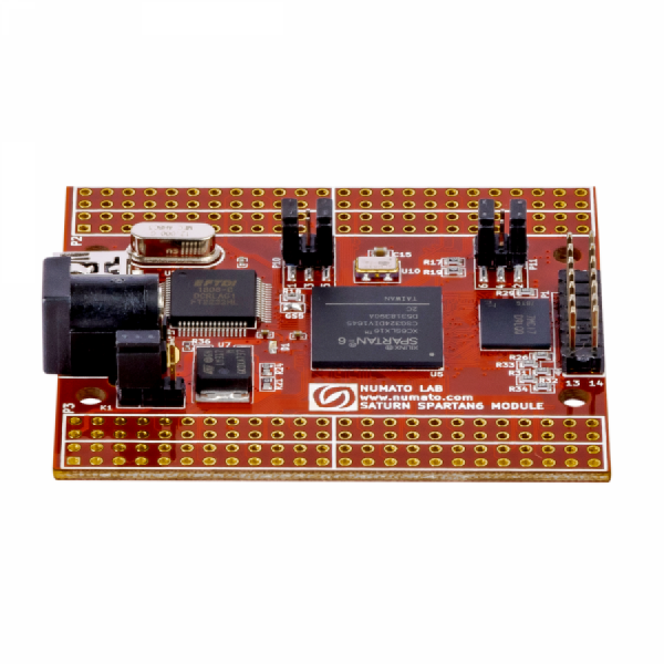 디바이스마트,MCU보드/전자키트 > 프로세서/개발보드 > FPGA,NumatoLab,Saturn – S6 FPGA Development Board with DDR SDRAM(XC6SLX45,Male Header on Bottom) [FPGA008B-MB],Spartan-6 XC6SLX45 FPGA 개발보드 / 512Mb LPDDR·128Mb SPI 플래시 / USB2.0 프로그래밍 / 136 IO 제공·남성헤더 타입