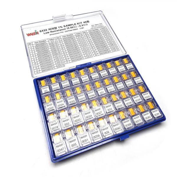 디바이스마트,RLC/수동소자 > 엔지니어 샘플키트 > 저항 키트 > 칩저항 키트,디바이스마트,칩저항 6432 1%  1W 저저항 40종 키트 (20개入),칩저항키트 / 1% / 6432 / 40종 / 20개입