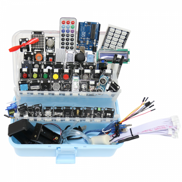 디바이스마트,오픈소스/코딩교육 > 아두이노 > 아두이노 교육용키트,LK EMBEDDED,아두이노 우노 R3 이지플러그 울티메이트 키트,초·중·고등학교, 대학원 연구실 및 다양한 기관에서 많이 판매된 아두이노 고급 키트 시리즈로 이지 플러그 전용 센서 확장 보드를 활용해 실습의 편의성을 더욱 높인 아두이노 울티메이트 키트 입니다.