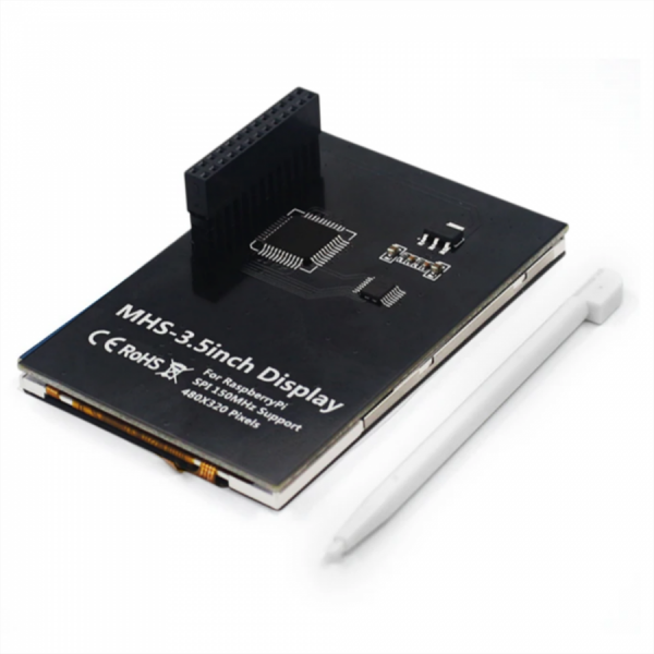디바이스마트,오픈소스/코딩교육 > 라즈베리파이 > 라즈베리파이 디스플레이,SMG,라즈베리파이 3.5인치 TFT 터치 디스플레이 50fps [MHS-D35],라즈베리파이 3.5 inch 터치스크린 / 해상도: 480x320 / 인터페이스: SPI / 저항식 터치 / 프레임: 50fps / 라즈베리파이 GPIO 장착 / RPI3,4B,5 모델 호환 가능/ Raspbian 32bit, 64bit 지원 / CE, RoHS 인증