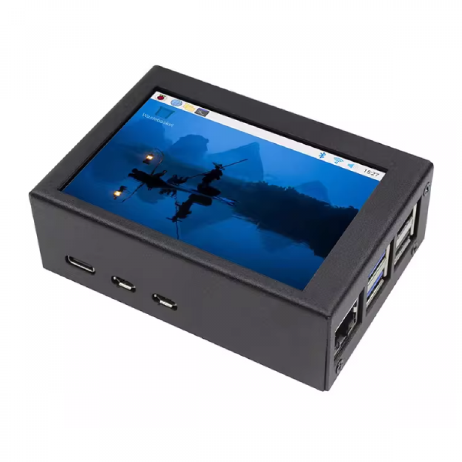 라즈베리파이5 3.5인치 터치스크린 메탈 케이스 [PI5-CASE-MC5]