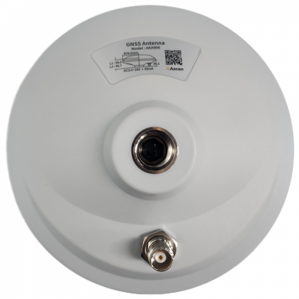 디바이스마트,MCU보드/전자키트 > 통신/네트워크 > 안테나 > 실외용 안테나,ASCEN,GNSS 풀 밴드 안테나 [AKA906],GNSS 풀 밴드를 지원하는 IP67 방수 등급의 실외용 외장형 고정밀 안테나