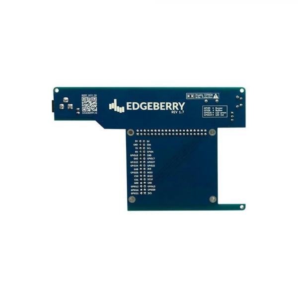 디바이스마트,오픈소스/코딩교육 > 라즈베리파이 > 라즈베리파이 확장보드/HAT,ELECROW,Edgeberry 라즈베리파이 산업용 IoT 엣지 확장 보드 [CQA241210BB],라즈베리파이 Model B 기반 확장 보드 / IoT 엣지 디바이스용 / 12~24V DC 입력 / 하드웨어 카트리지 확장 지원 / 케이스·버튼·LED·부저 포함