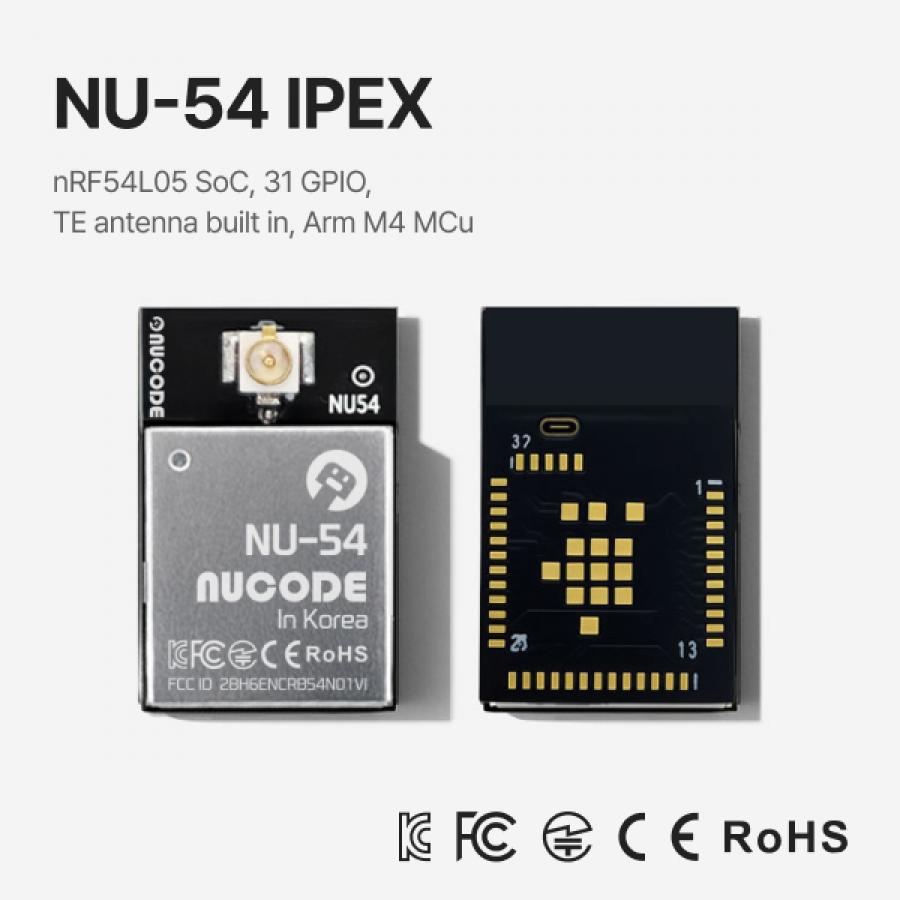 Nordic QFN SoC (nRF54L05), BLE 6.0 모듈 [NCRB54N01I]