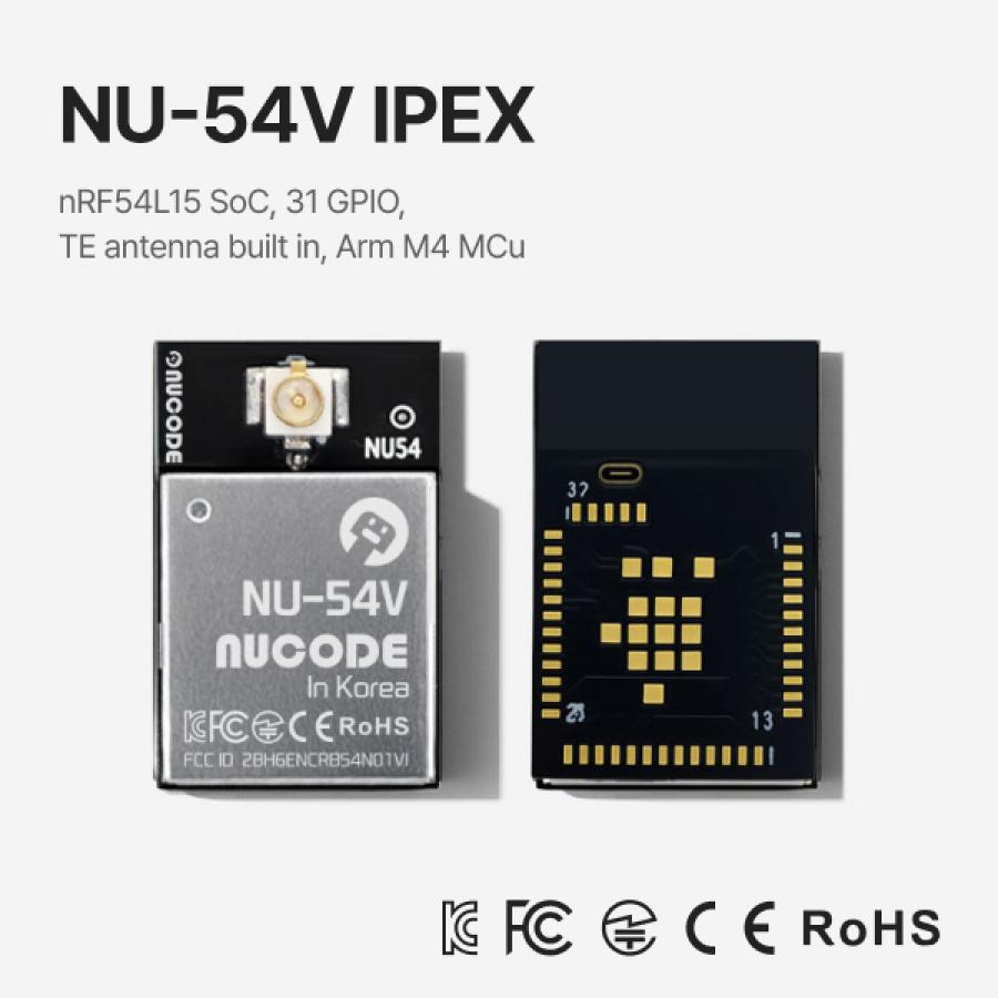 Nordic QFN SoC (nRF54L15), BLE 6.0 모듈 [NCRB54N01VI]