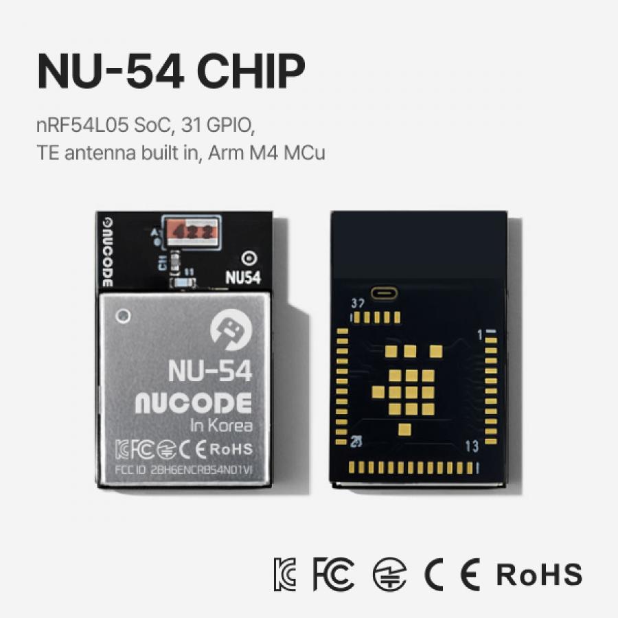 Nordic QFN SoC (nRF54L05), BLE 6.0 모듈 [NCRB54N01C]
